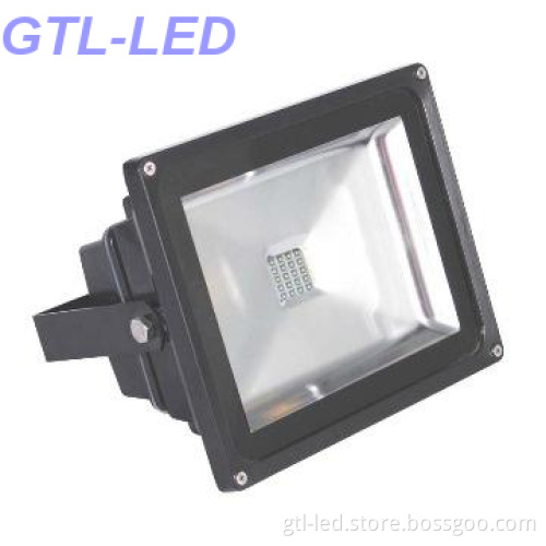 30W LED Flood Light Black Lamp Landscape Outdoor Waterproof 110-220V